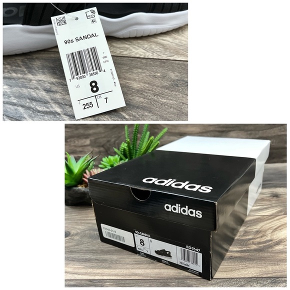 NIB Adidas 90s Sandal Platform Slingback Slides EG7647 - Picture 8 of 13